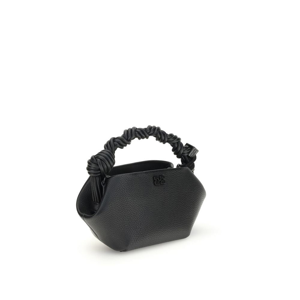Sac à main Ganni noir en polyester recyclé
