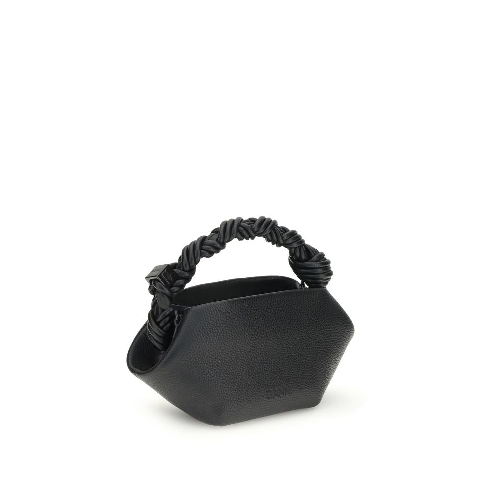 Sac à main Ganni noir en polyester recyclé