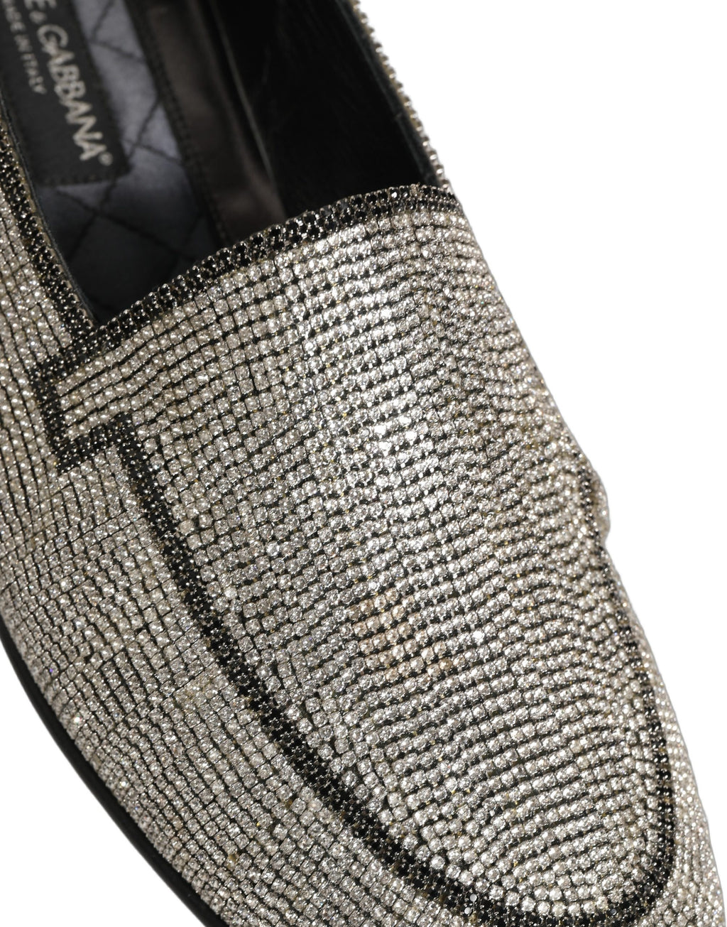 Dolce & Gabbana Silver Slip On Loafers for Men additional view