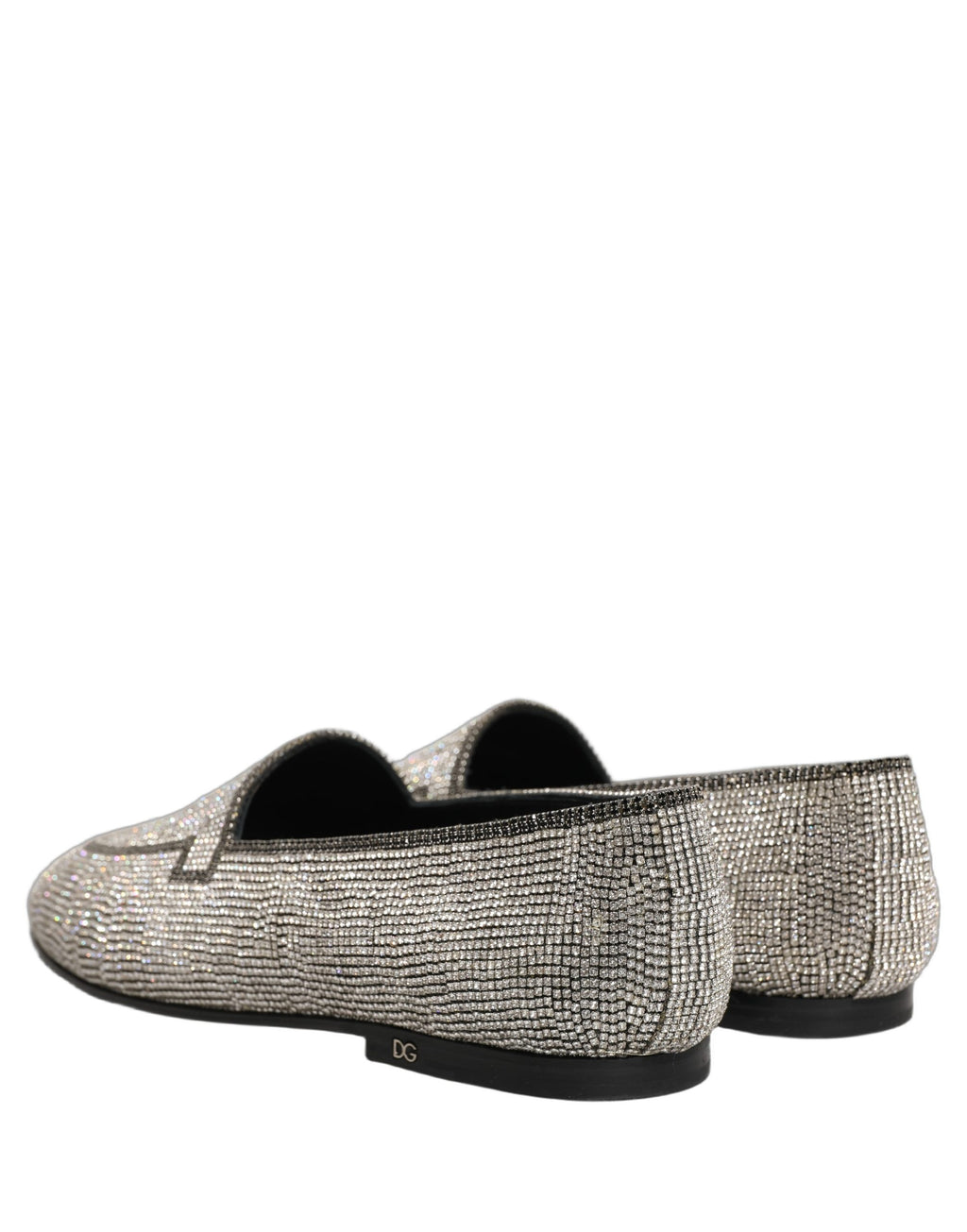 Dolce & Gabbana Silver Slip On Loafers for Men additional view