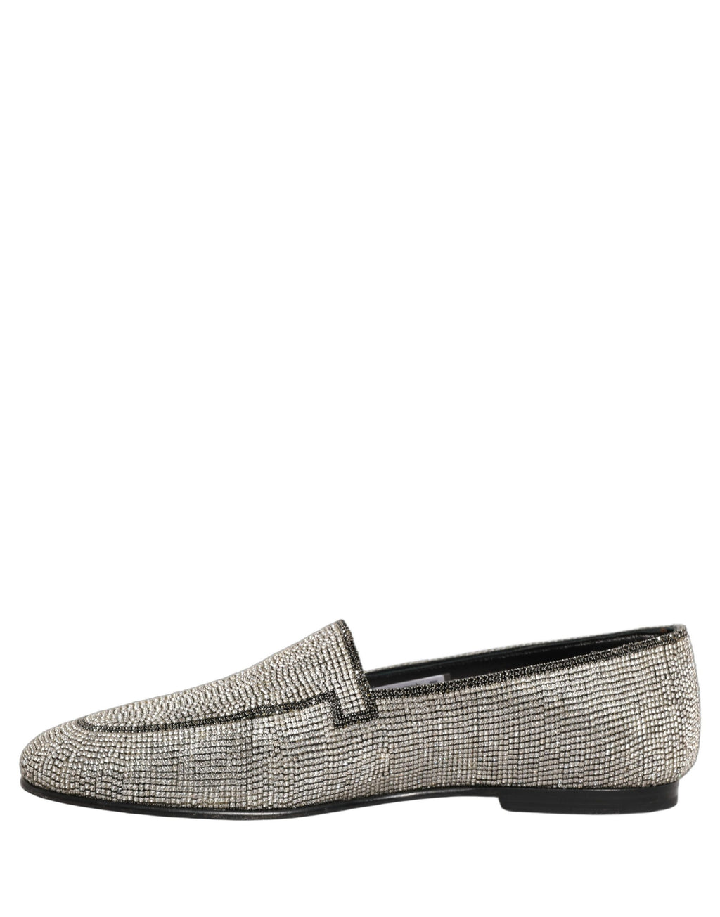 Dolce & Gabbana Silver Slip On Loafers for Men additional view