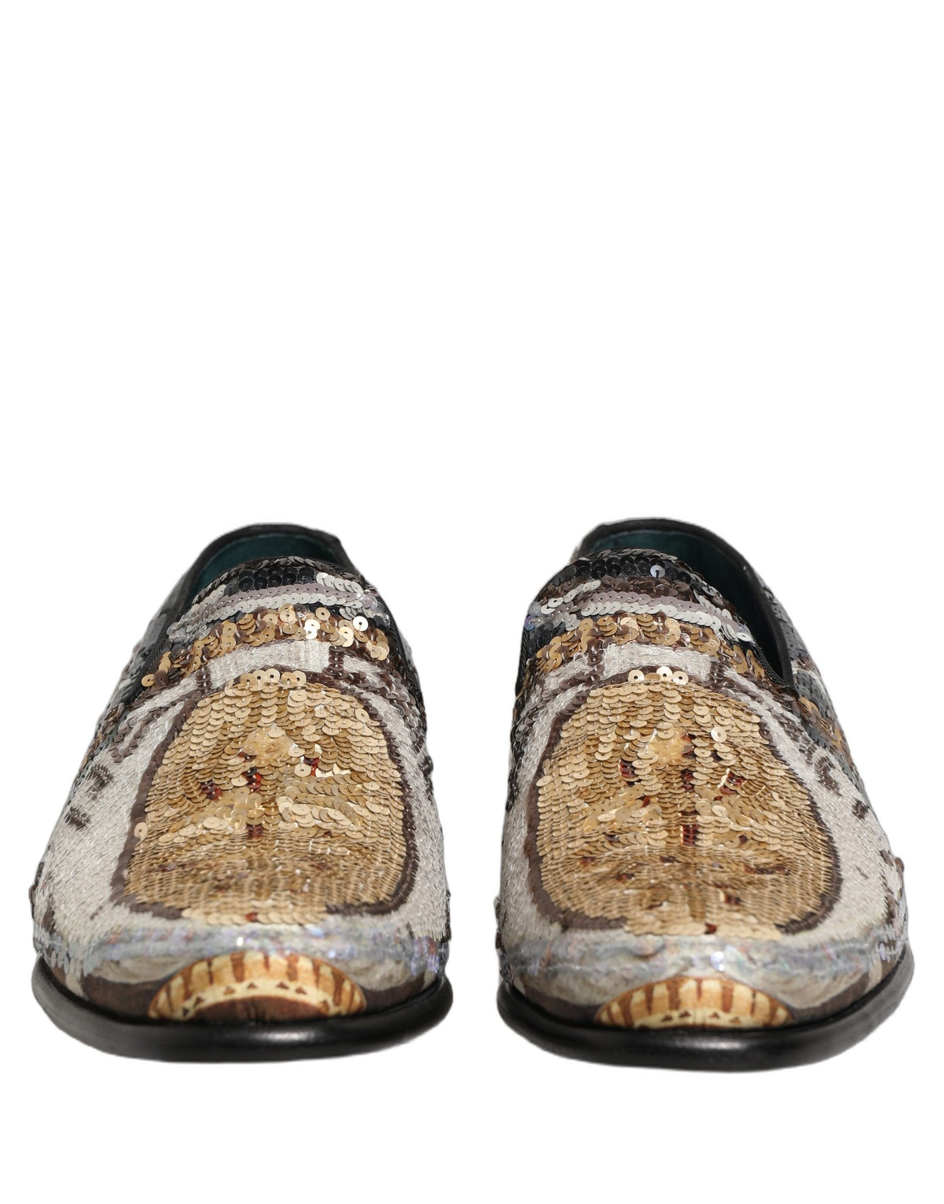 Dolce & Gabbana Multicolor Slip On Loafers for Men detail view