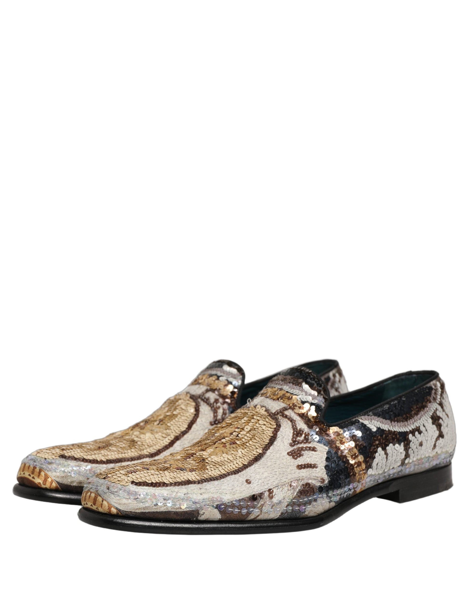 Dolce & Gabbana Multicolor Slip On Loafers for Men additional view
