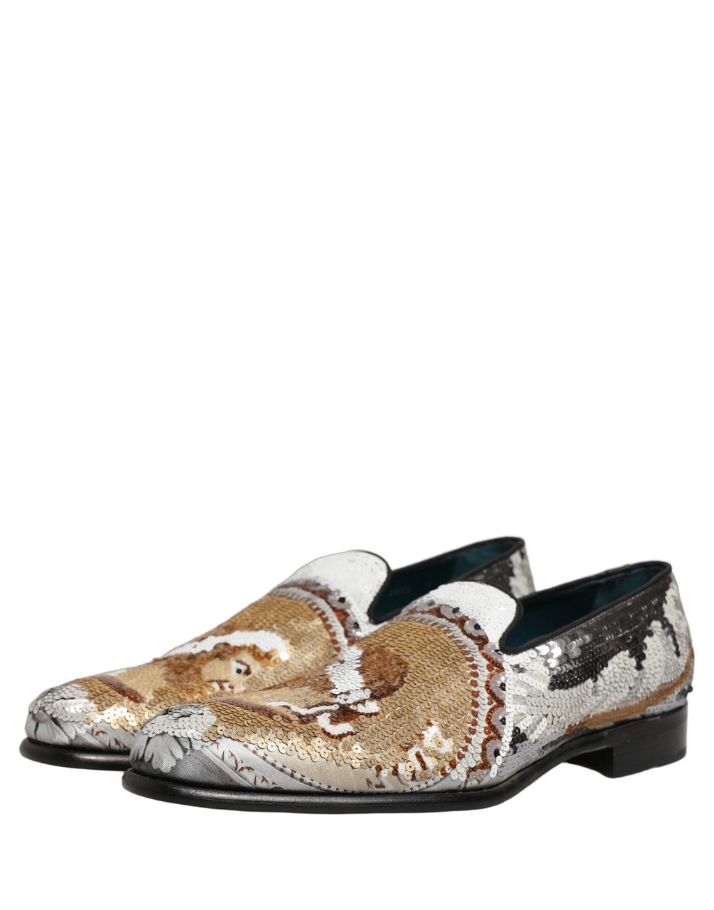 Dolce & Gabbana White Slip On Loafers for Men additional view