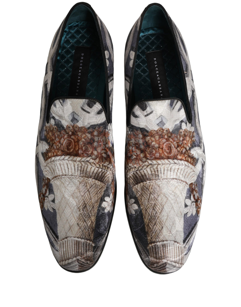 Dolce & Gabbana Multicolor Slip On Loafers for Men side view