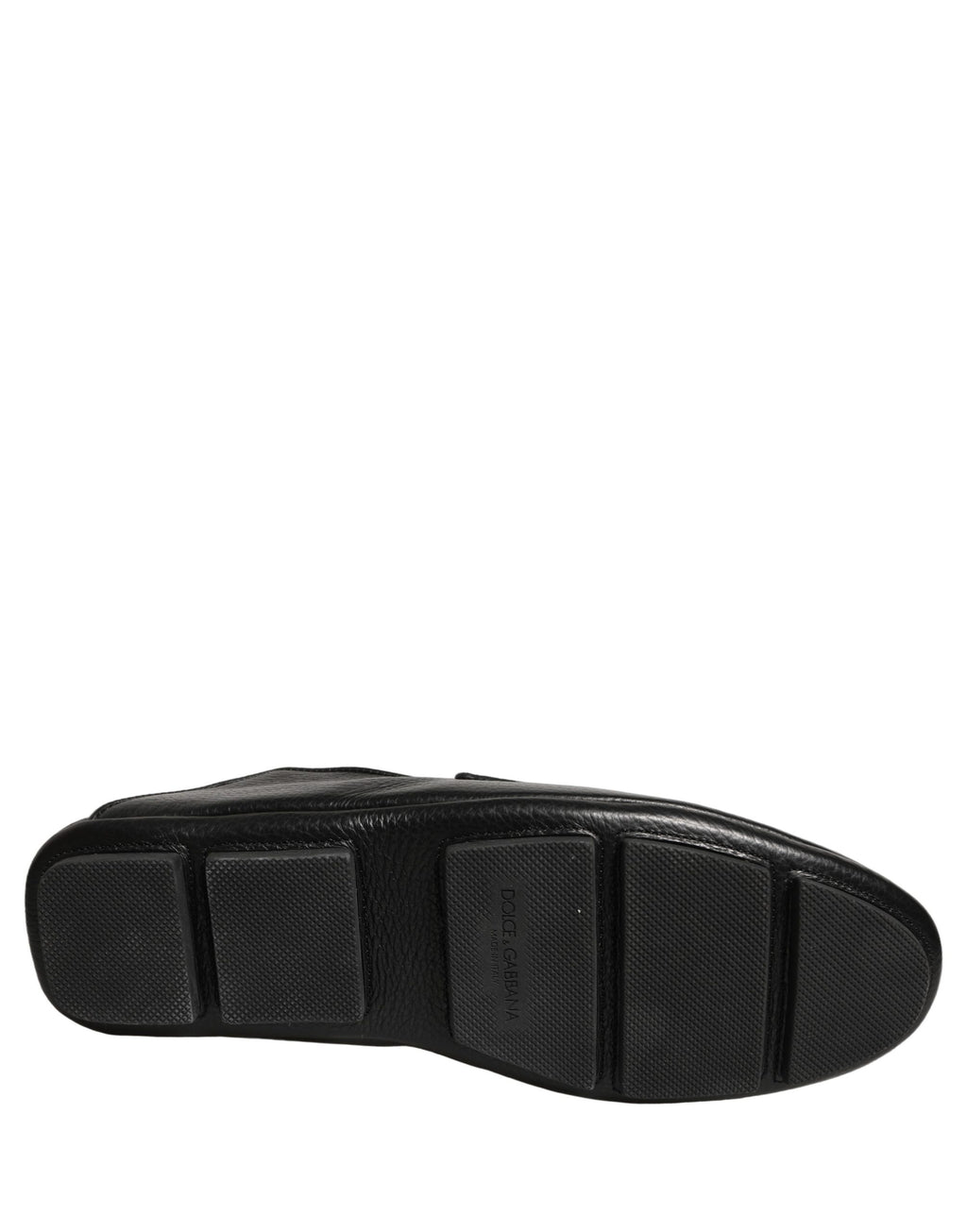 Mocassins de conduite en cuir de cerf noir Dolce & Gabbana
