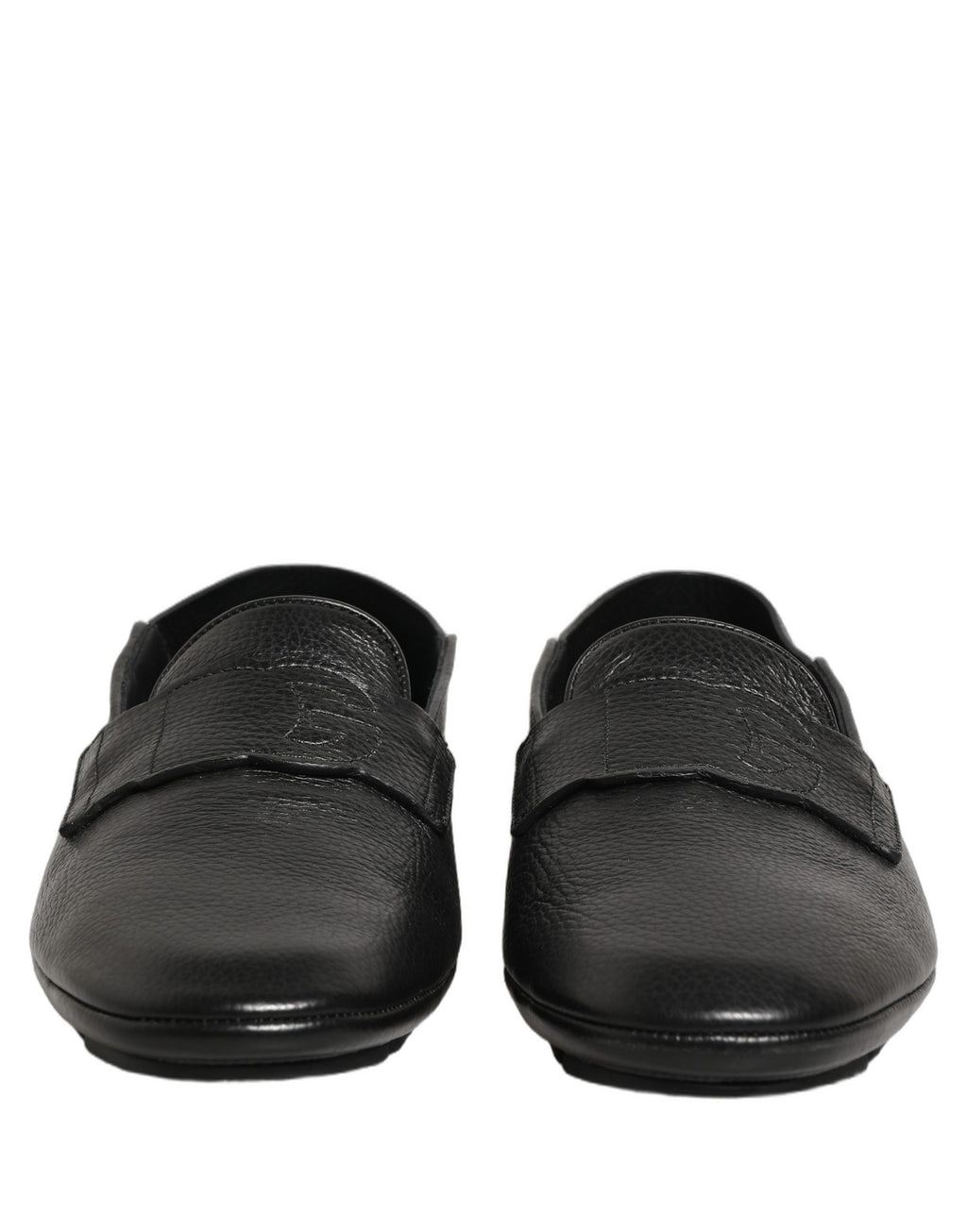 Mocassins de conduite en cuir de cerf noir Dolce & Gabbana