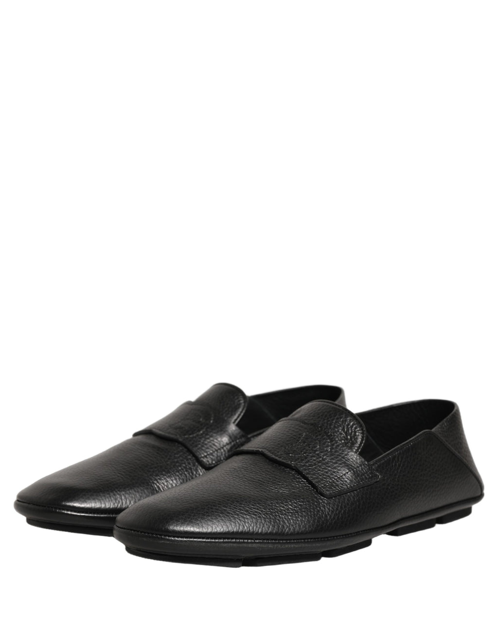 Mocassins de conduite en cuir de cerf noir Dolce & Gabbana