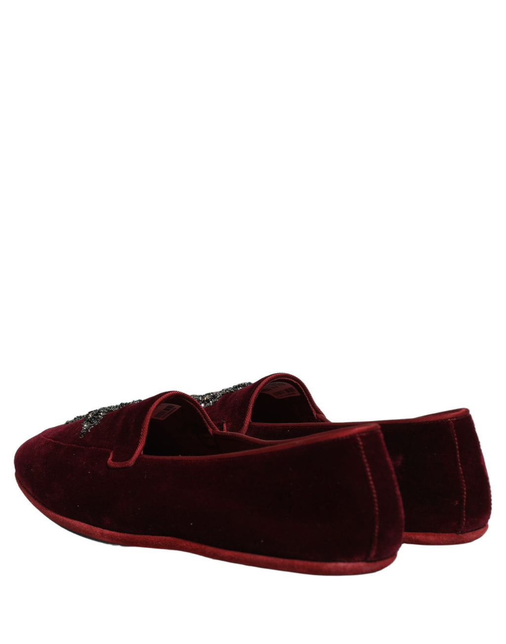 Dolce & Gabbana Red Slip On Loafers for Men additional view