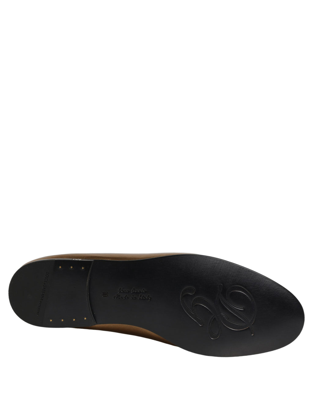 Dolce & Gabbana Gold Slip On Loafers for Men additional view