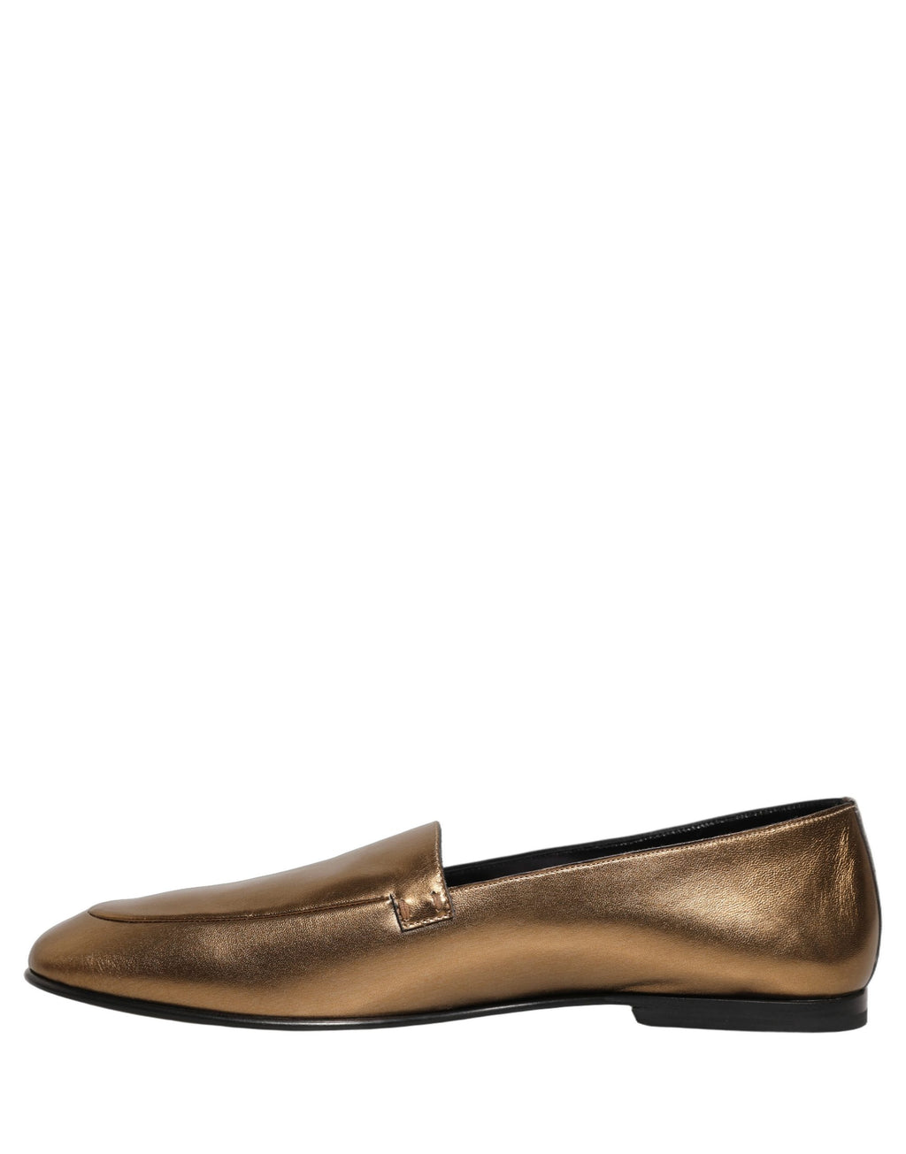 Dolce & Gabbana Gold Slip On Loafers for Men additional view
