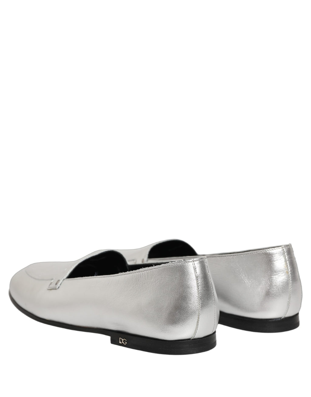 Dolce & Gabbana Silver Slip On Loafers for Men additional view