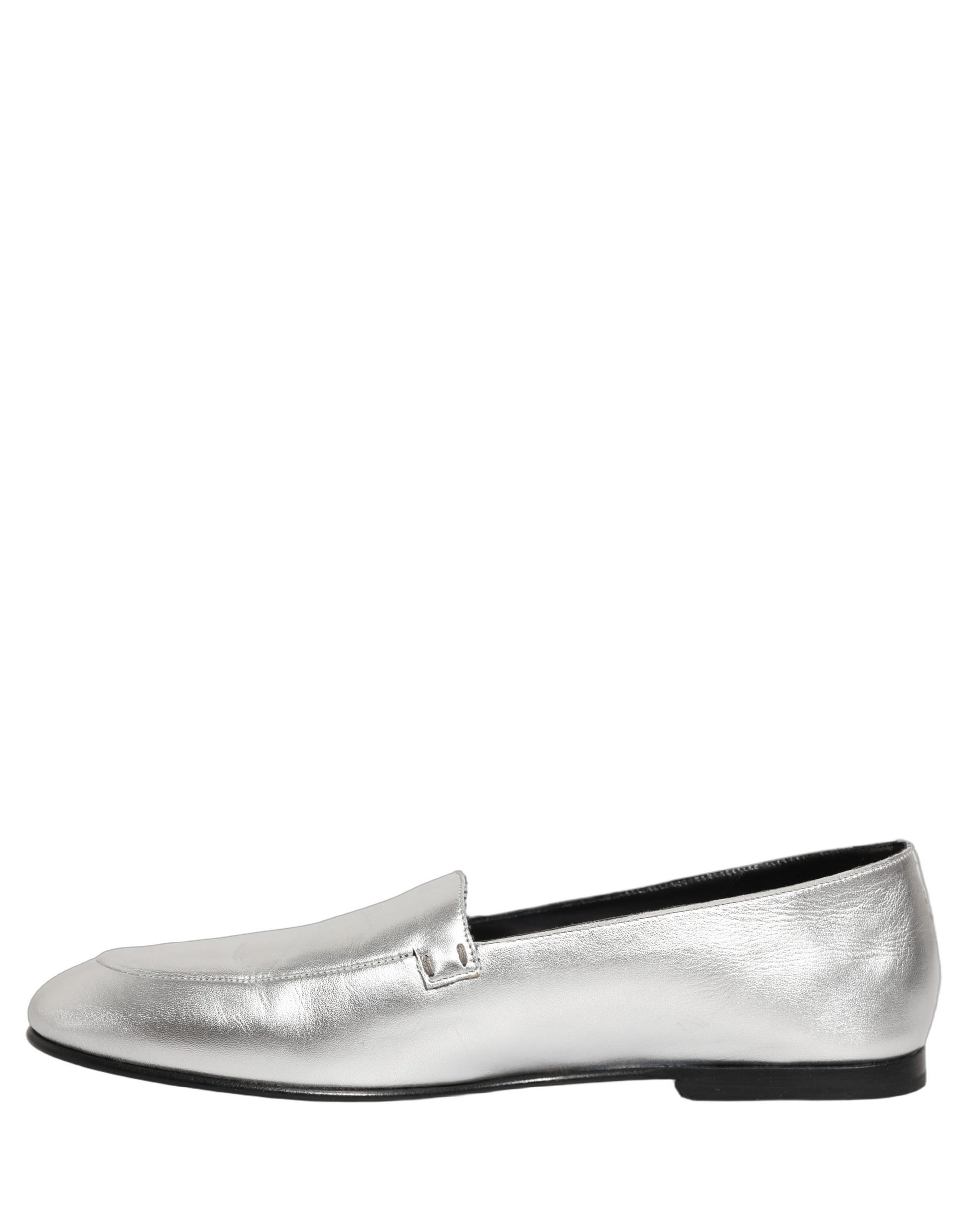 Dolce & Gabbana Silver Slip On Loafers for Men additional view