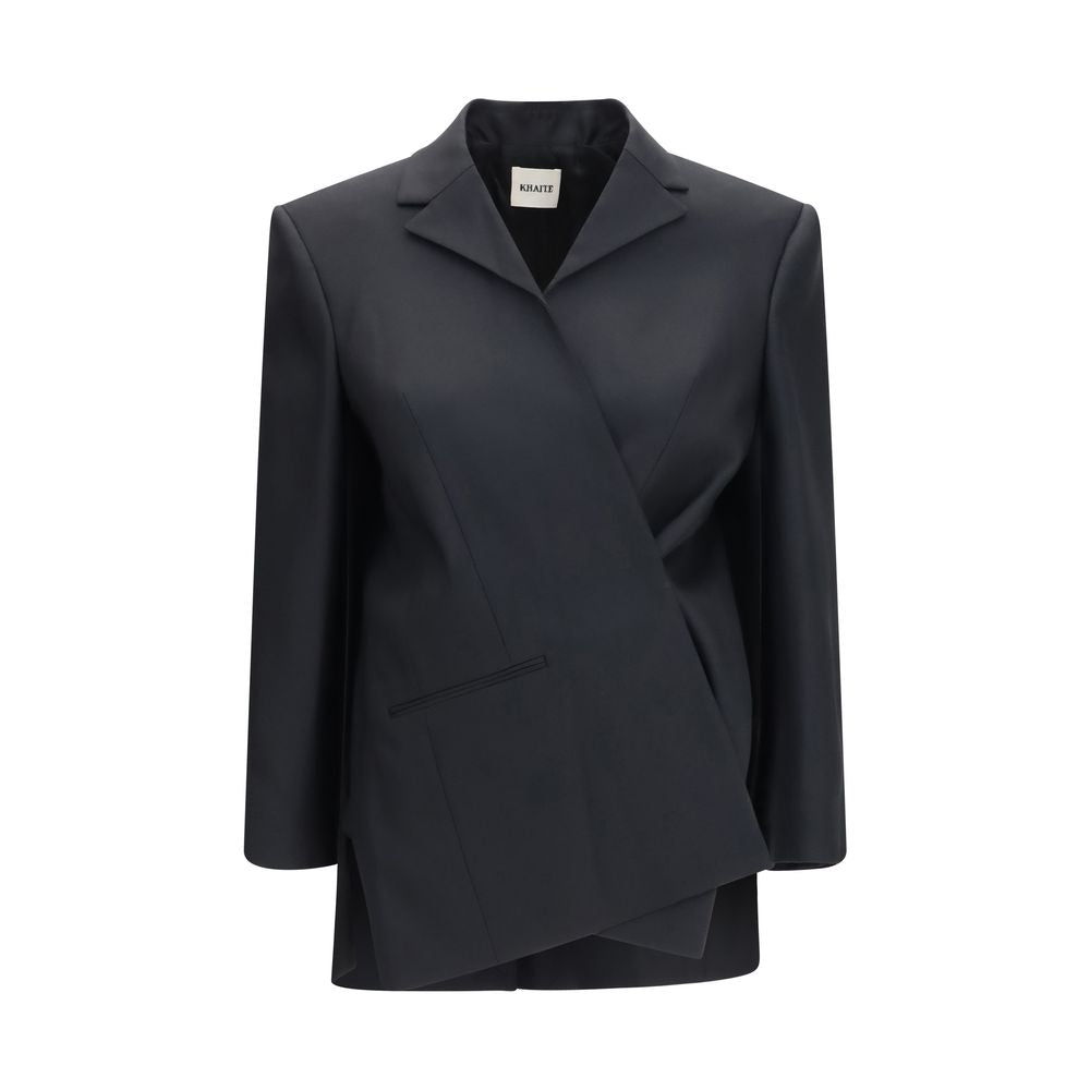 Khaite Black Full Length Jacket for Women