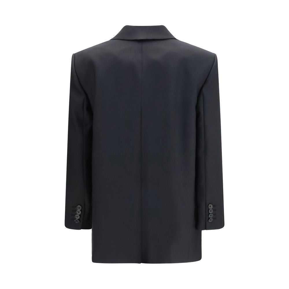 Khaite Black Full Length Jacket for Women alternate view