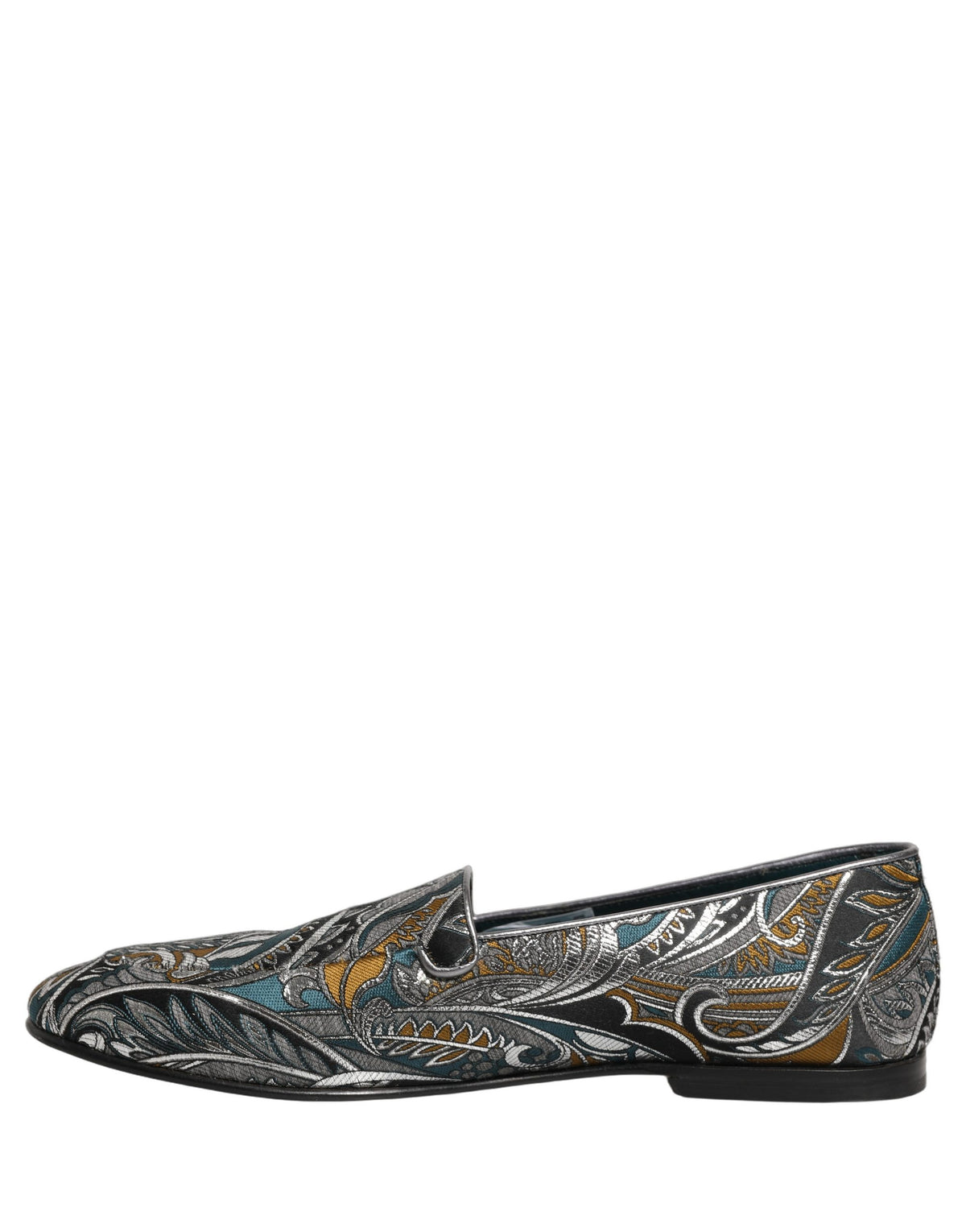 Mocassins pour Homme Dolce & Gabbana en Brocart Paisley Multicolore