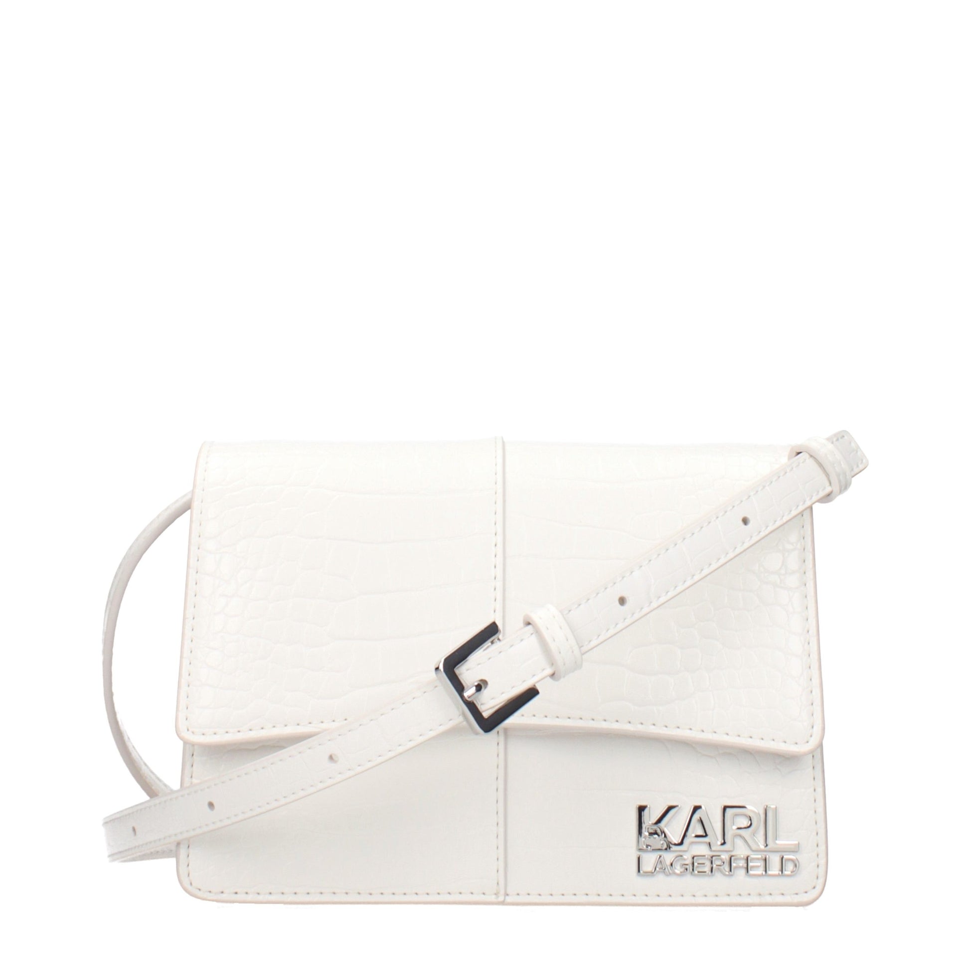 Sac bandoulière Karl Lagerfeld en polyéthylène blanc