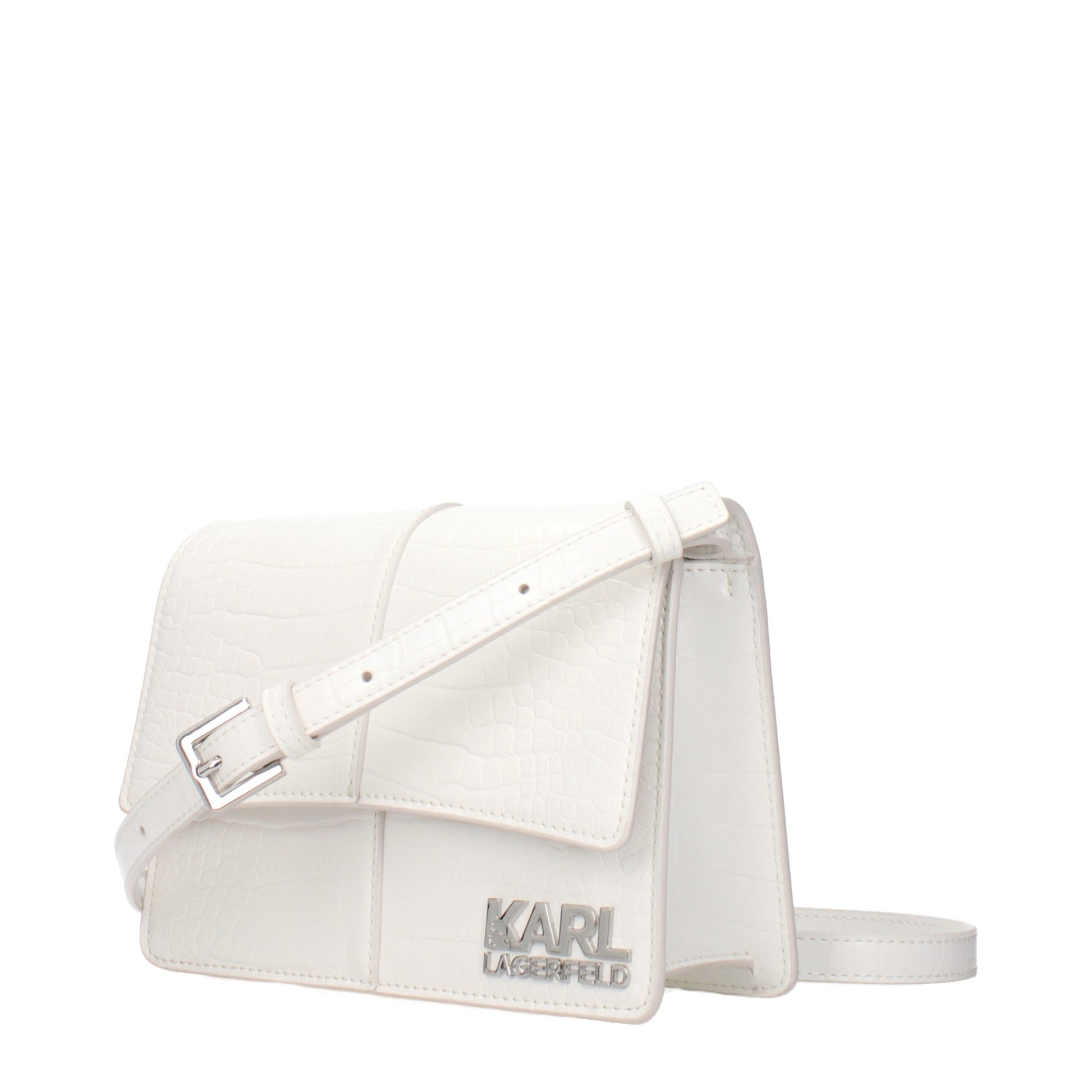 Sac bandoulière Karl Lagerfeld en polyéthylène blanc
