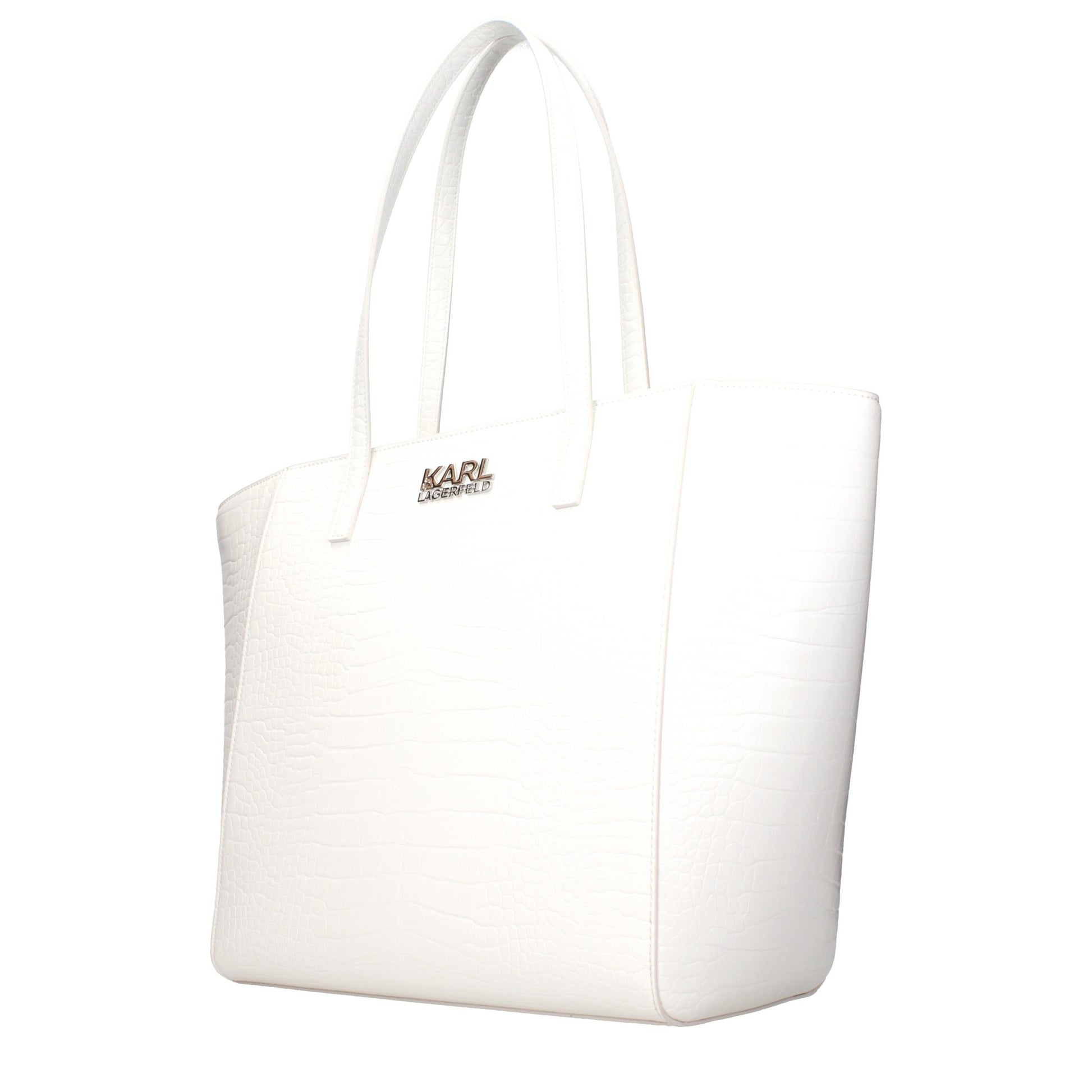 Sac à bandoulière en polyéthylène blanc Karl Lagerfeld