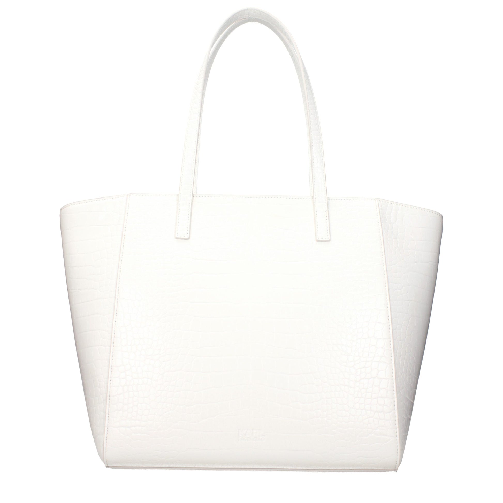 Sac à bandoulière en polyéthylène blanc Karl Lagerfeld