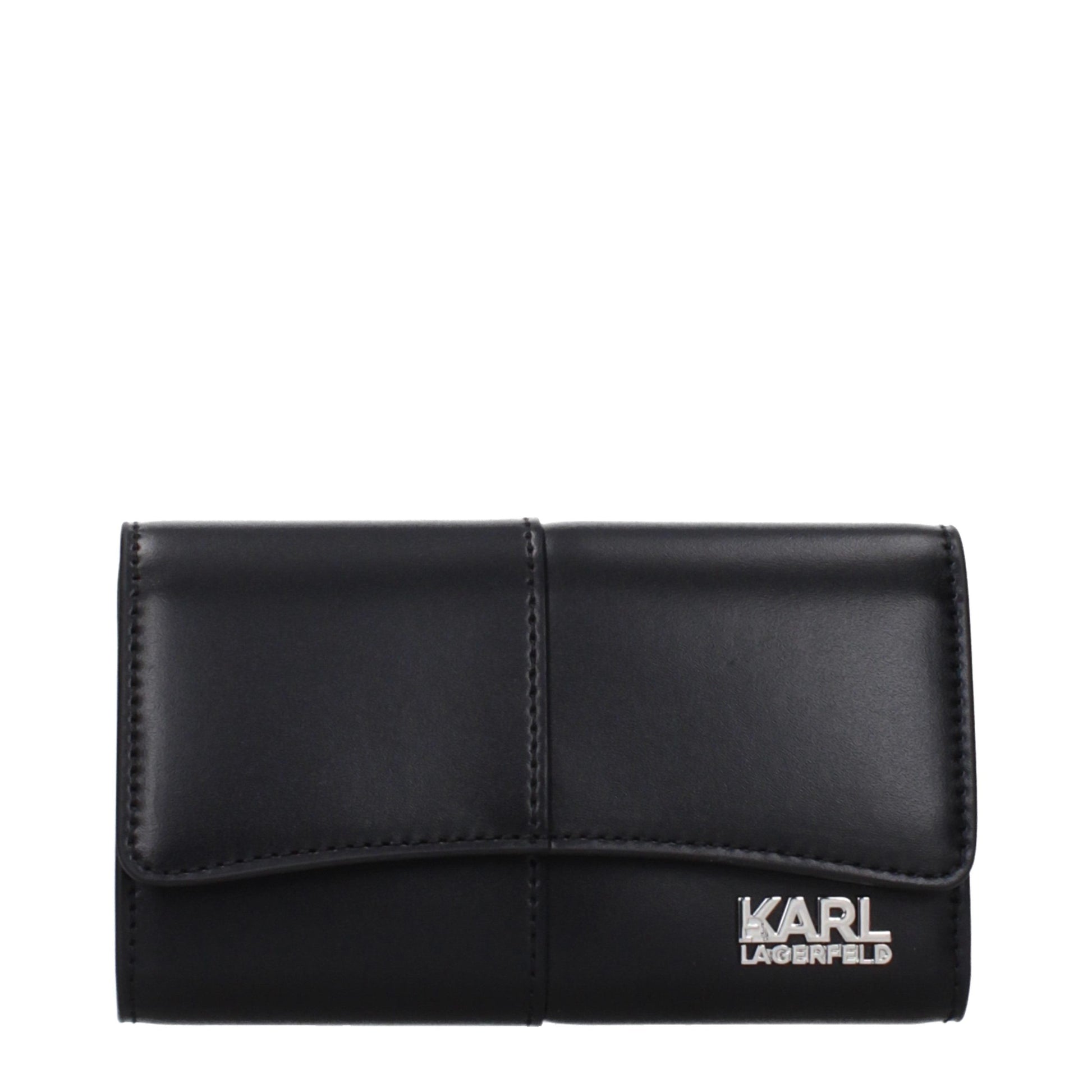 Portefeuille en polyéthylène noir Karl Lagerfeld