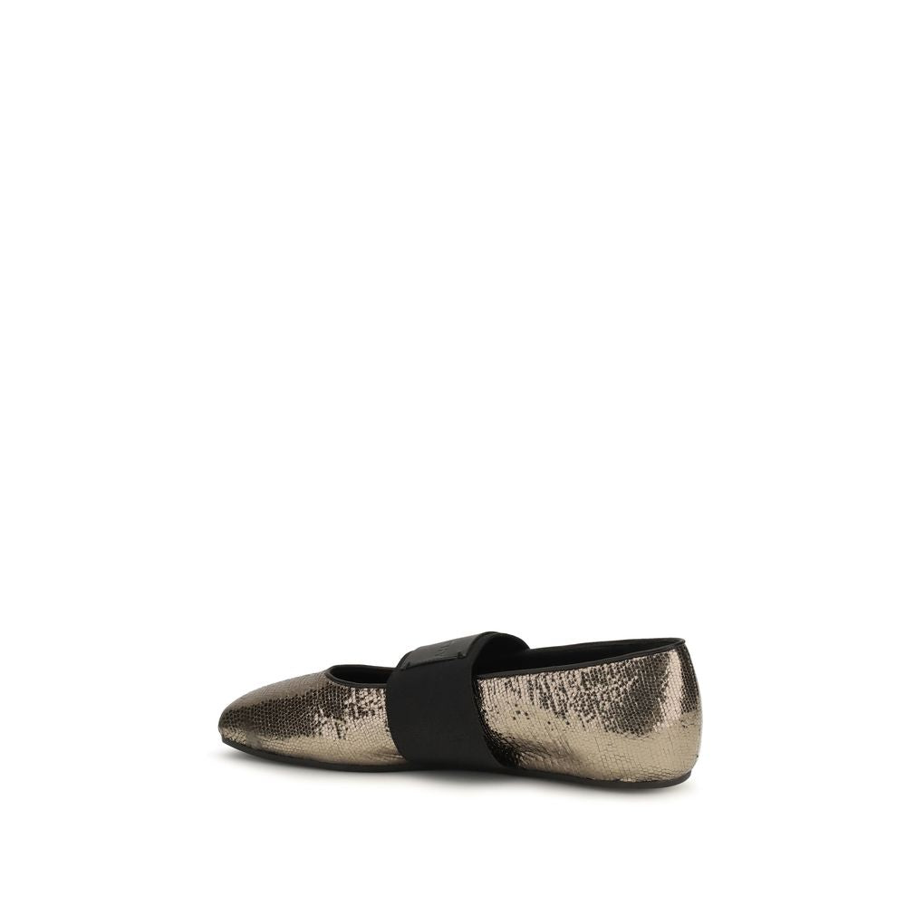 Givenchy Gold Ballet Flats for Women detail view