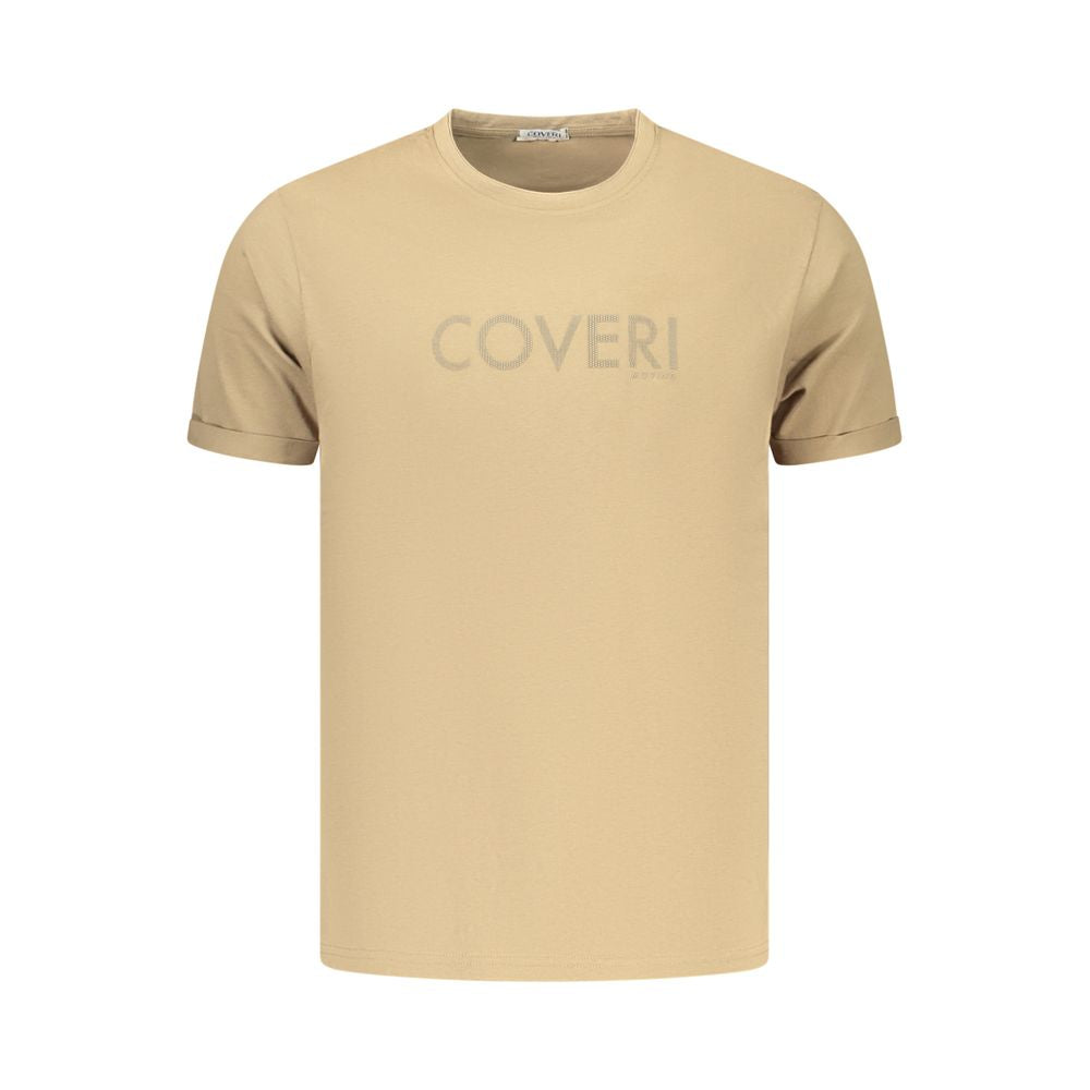 Chemise homme Coveri Moving en coton marron