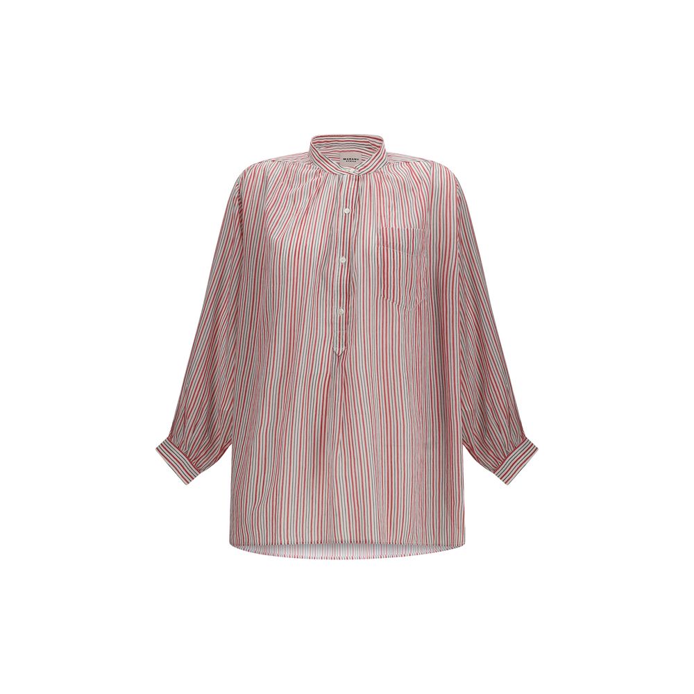 Chemise en coton à motif multicolore Marant Etoile