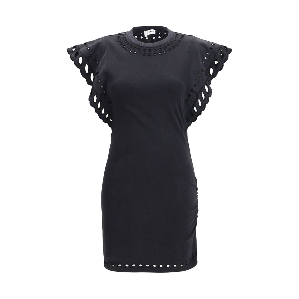 Robe décontractée Marant Étoile en coton noir