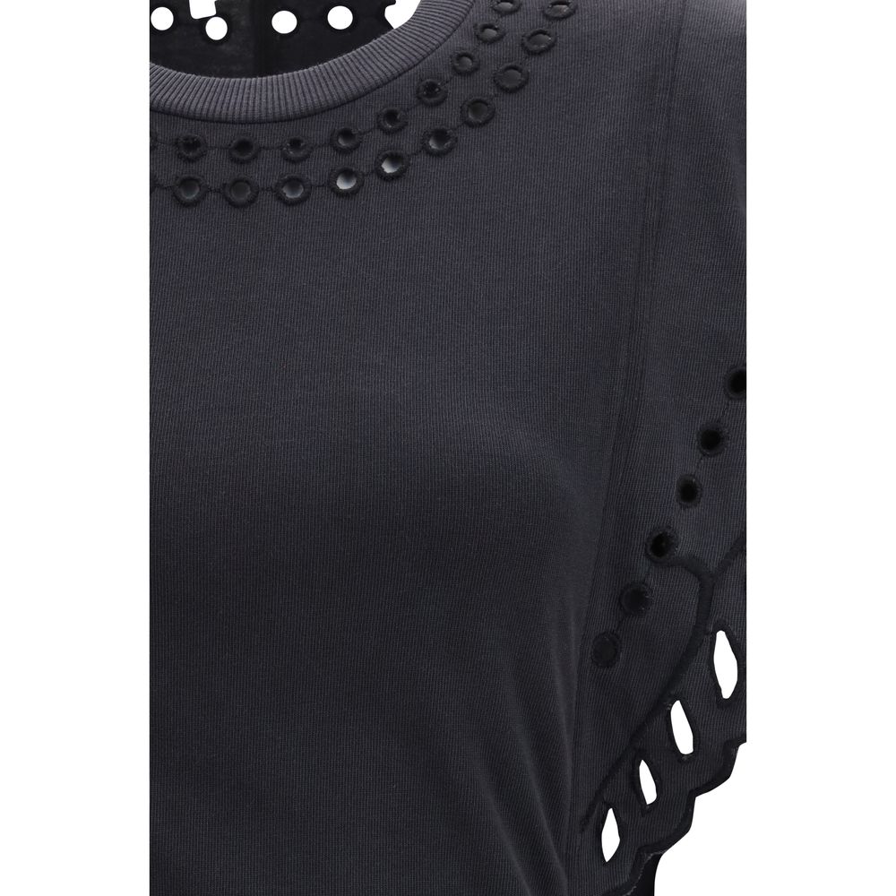 Robe décontractée Marant Étoile en coton noir