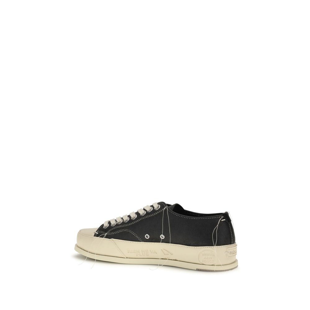 Baskets basses Premiata en cuir de veau noir Bos Taurus