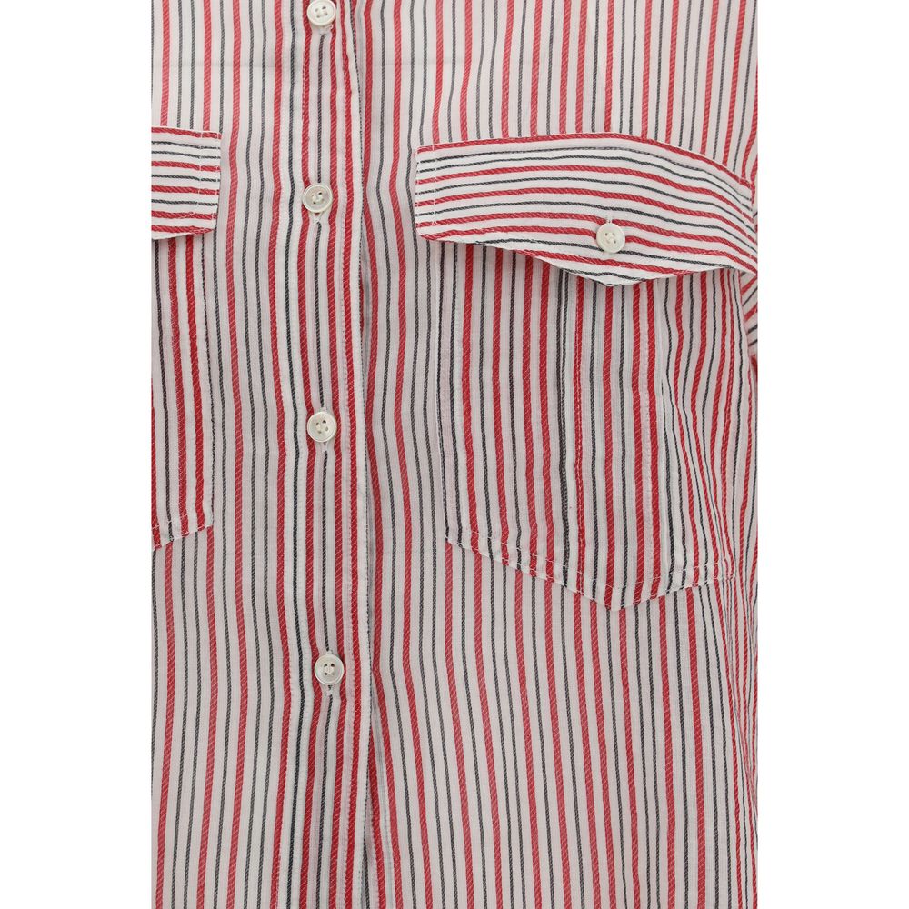 Chemise en coton à motif multicolore Marant Etoile