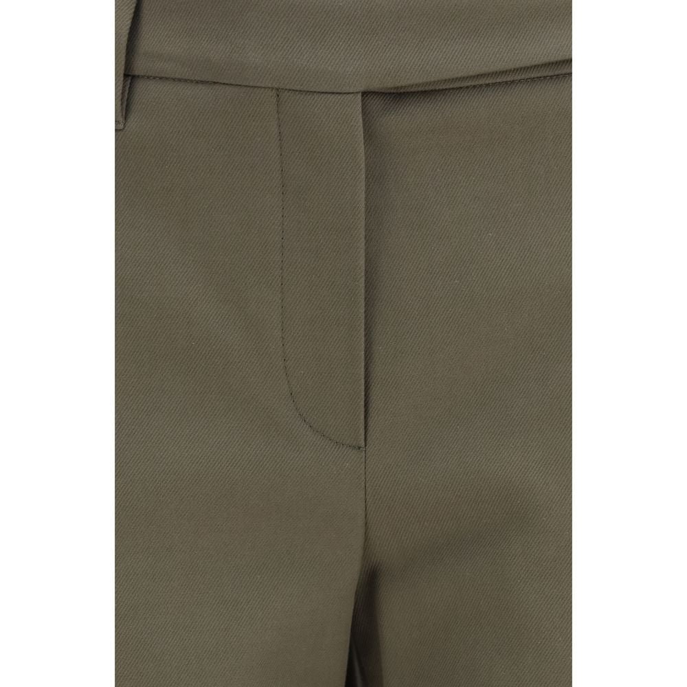 Pantalon habillé bicolore en coton Brunello Cucinelli