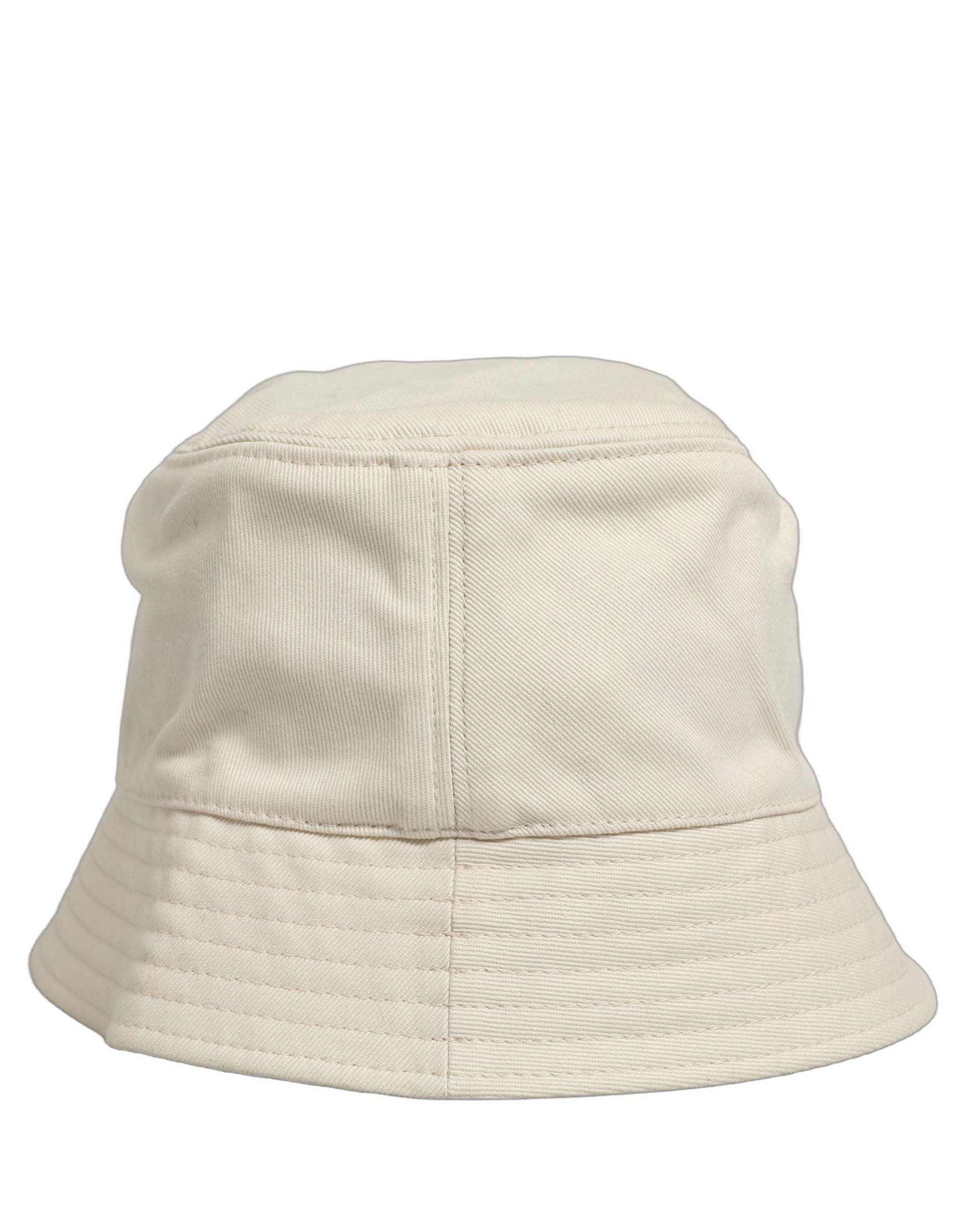 Dolce & Gabbana Men White Cotton Fisherman Bucket Hat