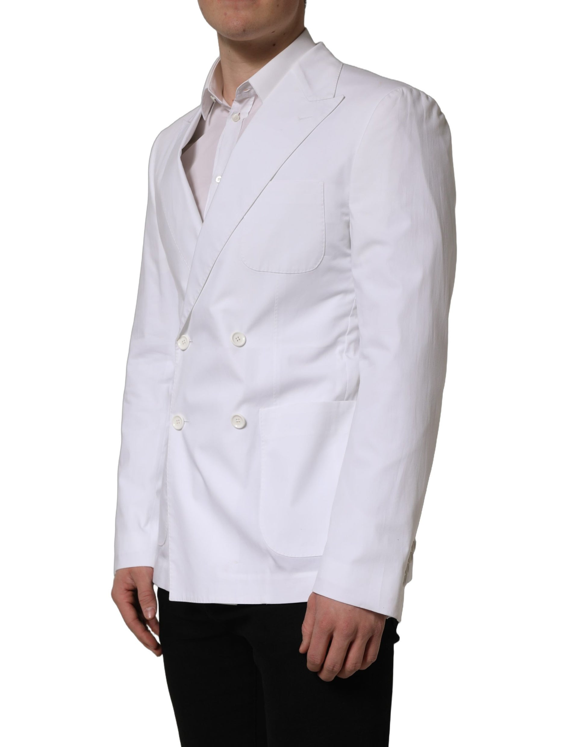 Dolce & Gabbana White Blazer for Men detail view