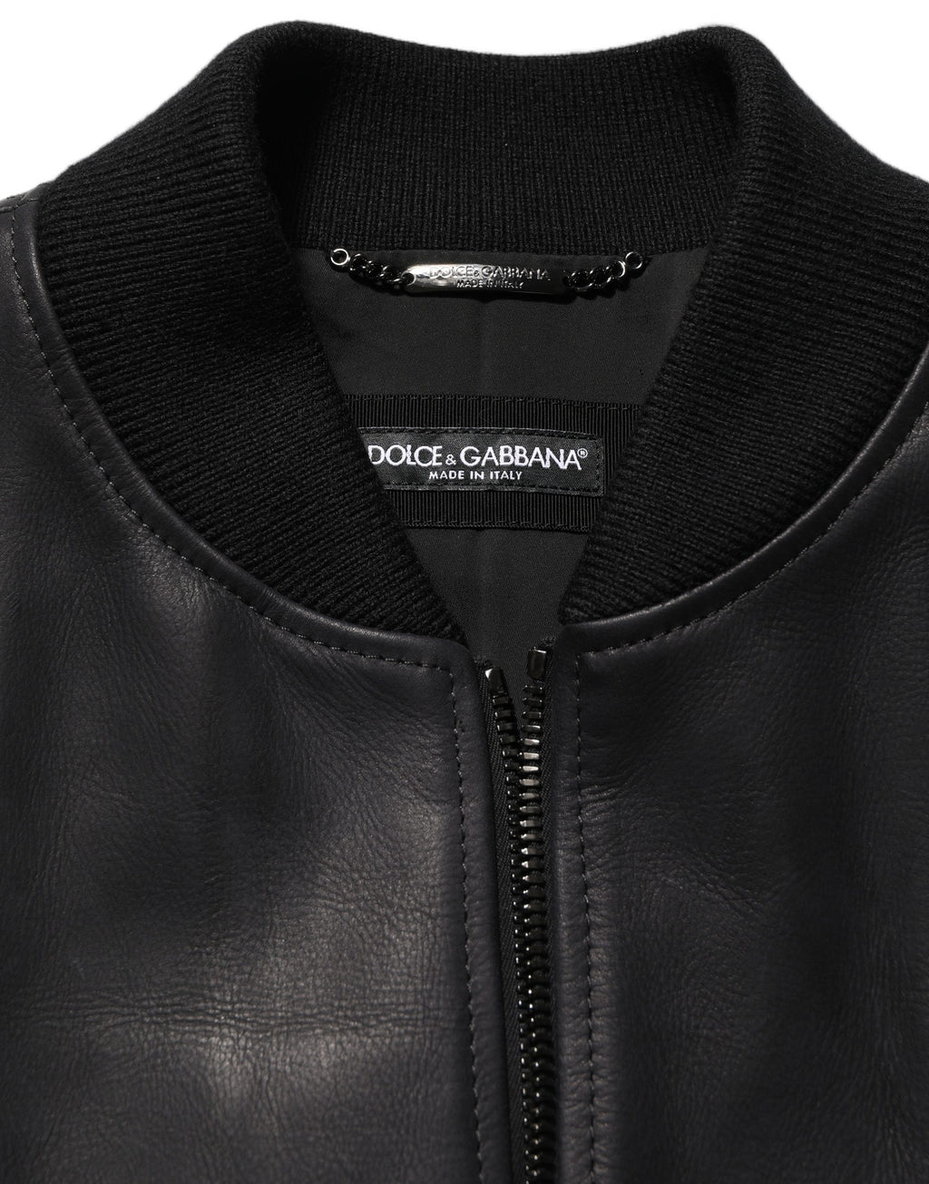 Dolce & Gabbana Black Biker Jackets for Men additional view