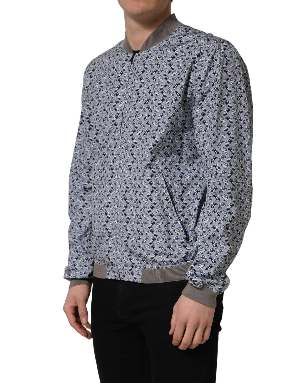 Dolce & Gabbana Blue Bomber for Men detail view