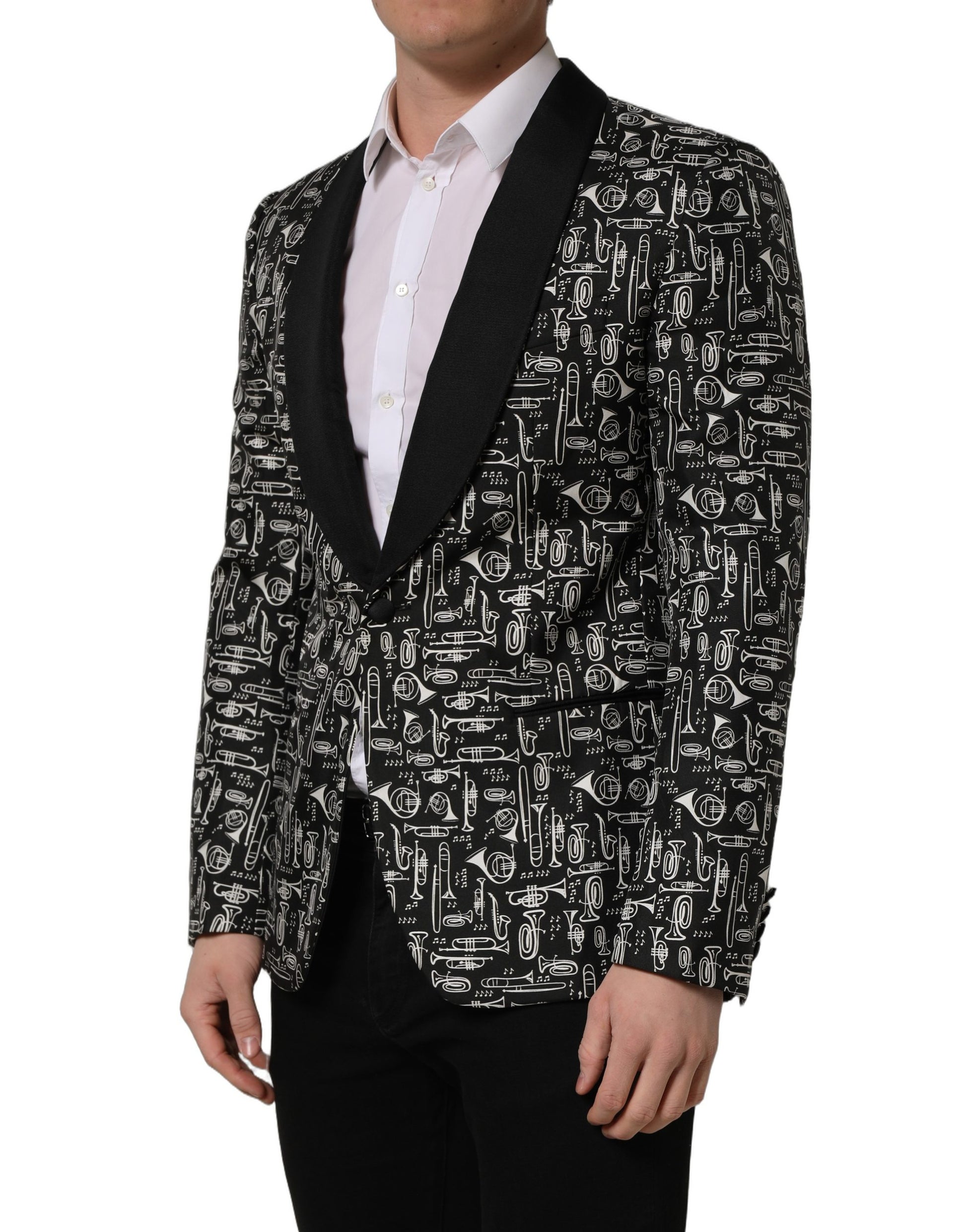 Dolce & Gabbana Black Blazer for Men detail view