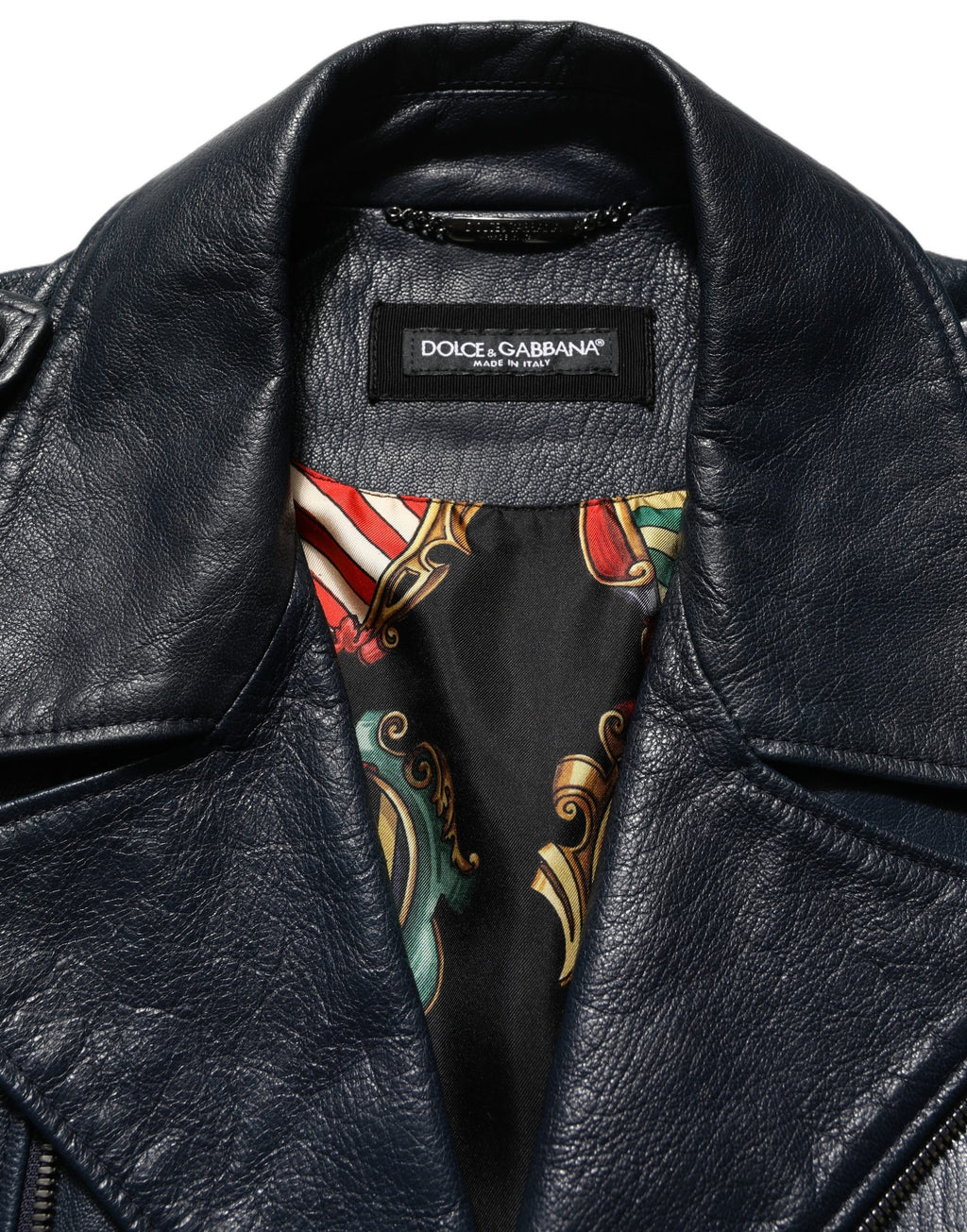 Dolce & Gabbana Black Biker Jackets for Men additional view