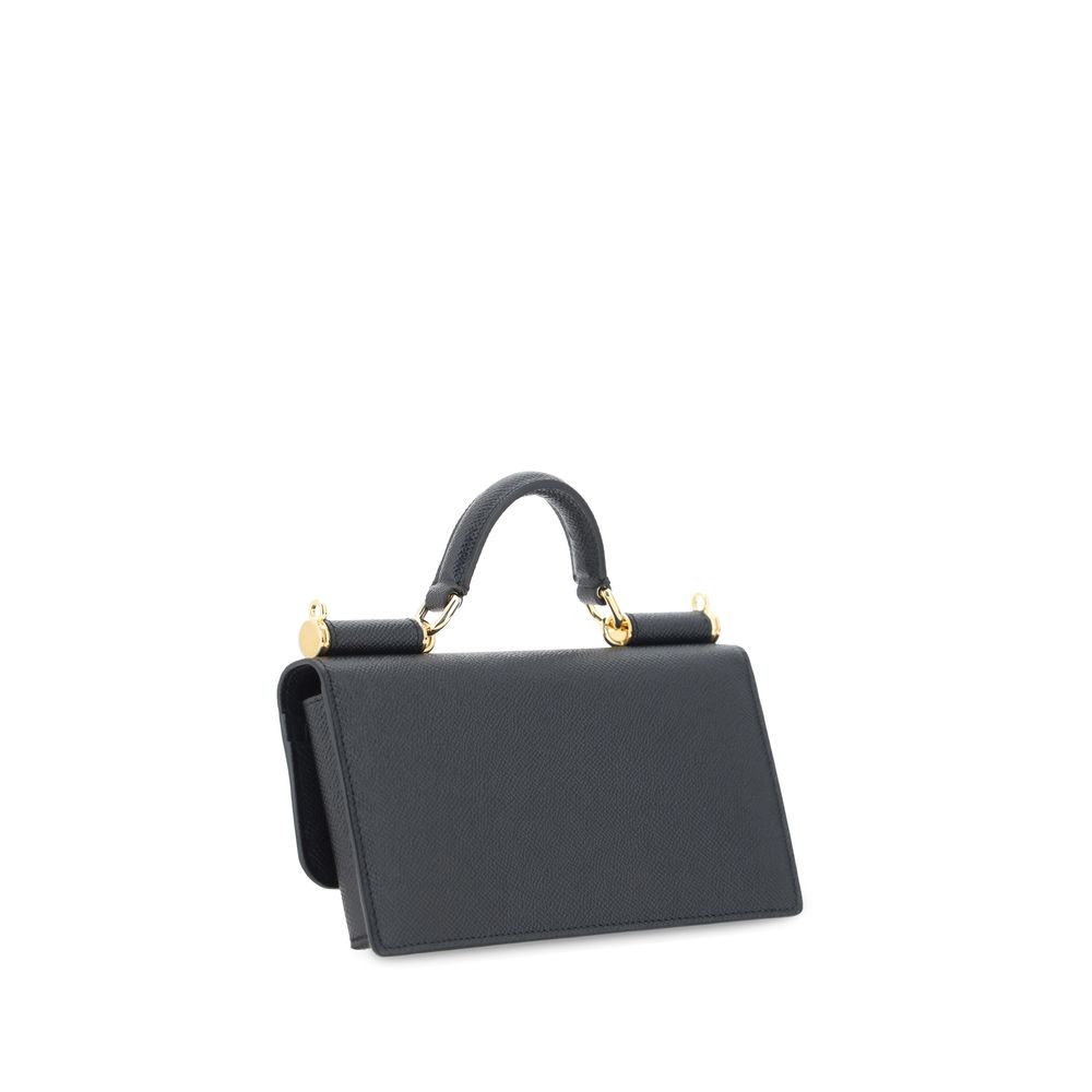 Dolce & Gabbana Black Shoulder Bag for Women detail view