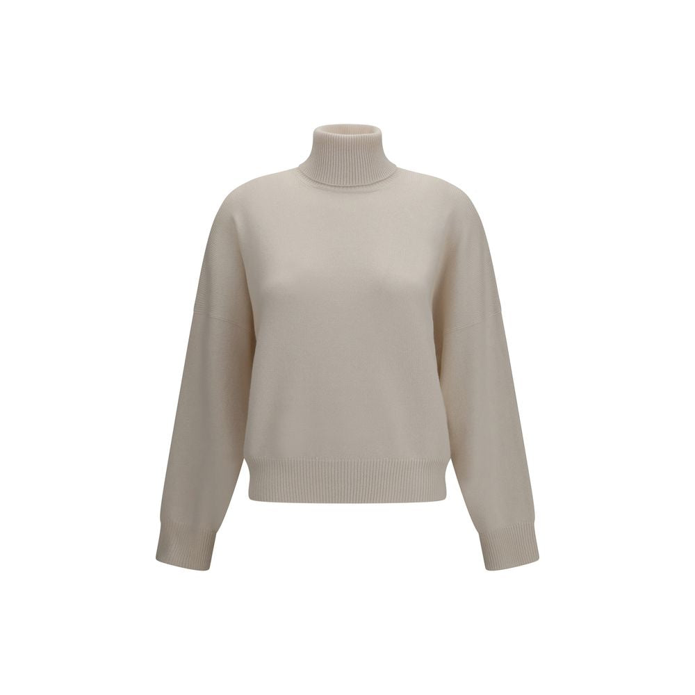 Pull en cachemire beige Brunello Cucinelli
