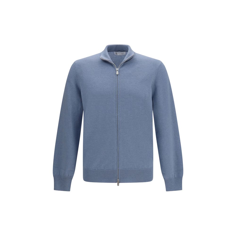Brunello Cucinelli Blue Cardigan for Men