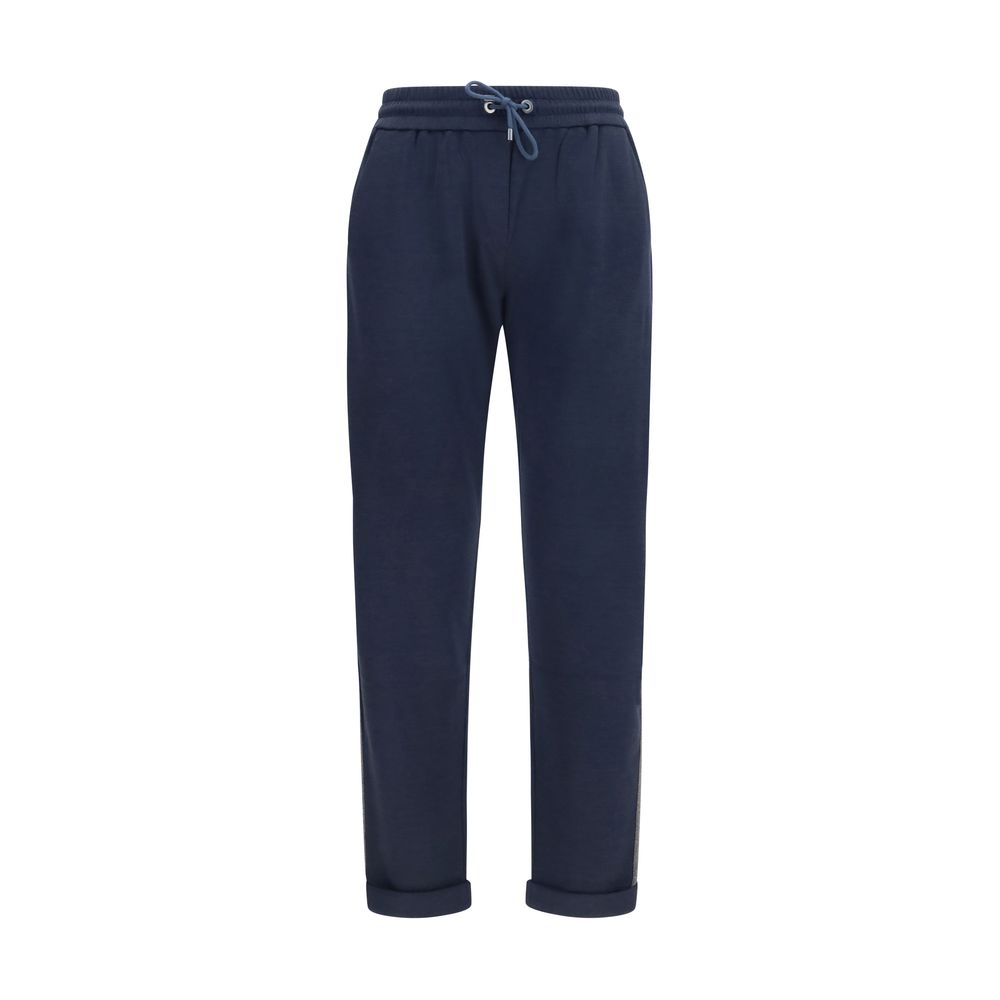 Brunello Cucinelli Blue Casual Pants for Women