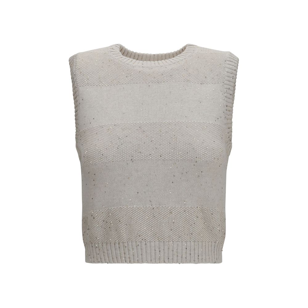 Brunello Cucinelli Beige Sweater