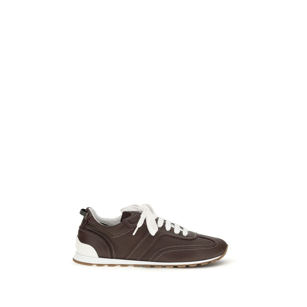 Brunello Cucinelli Brown Athletic Sneakers for Women