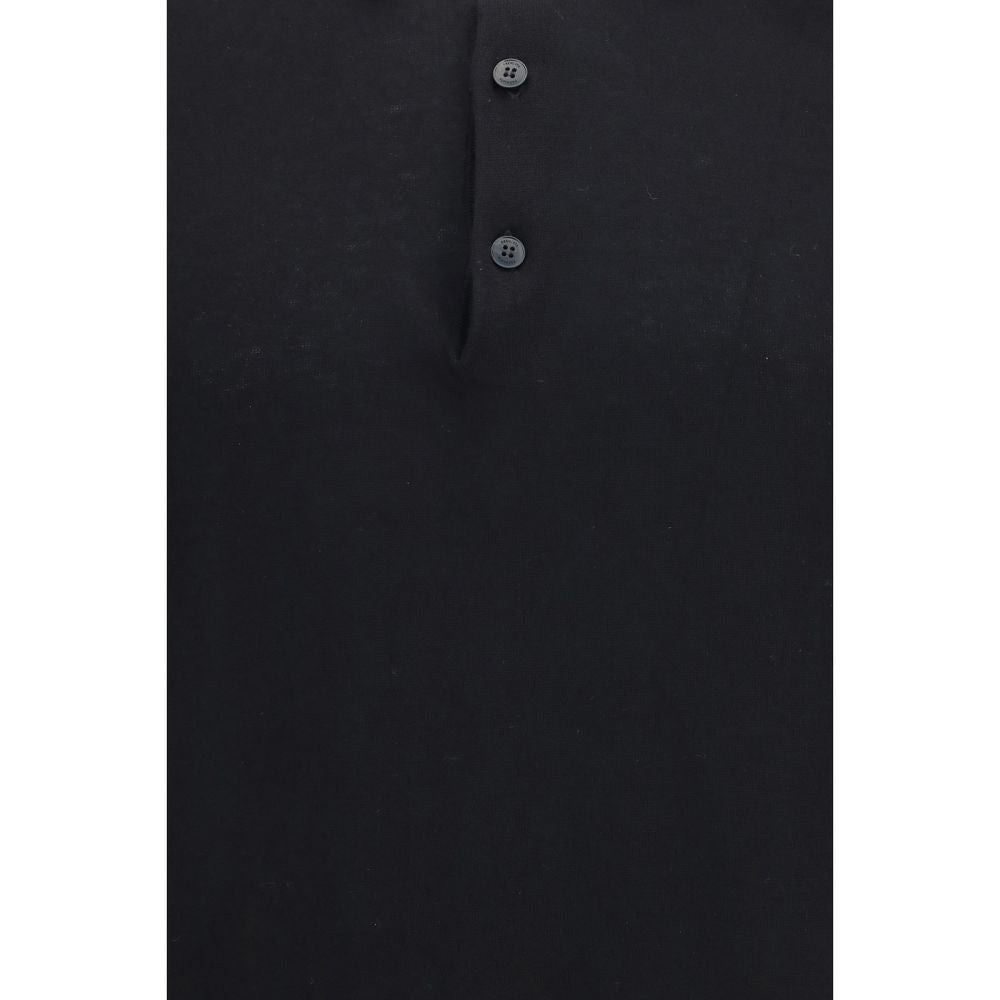 Polo Premiata en coton noir