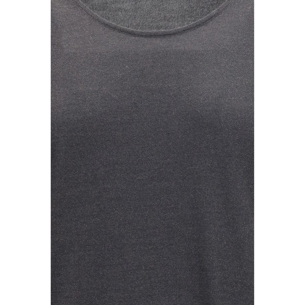 Brunello Cucinelli Grey Tank Tops T for Women detail view