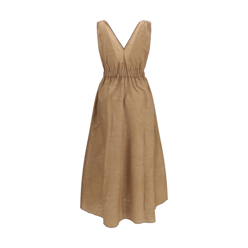 Brunello Cucinelli Beige Casual Dress for Women alternate view