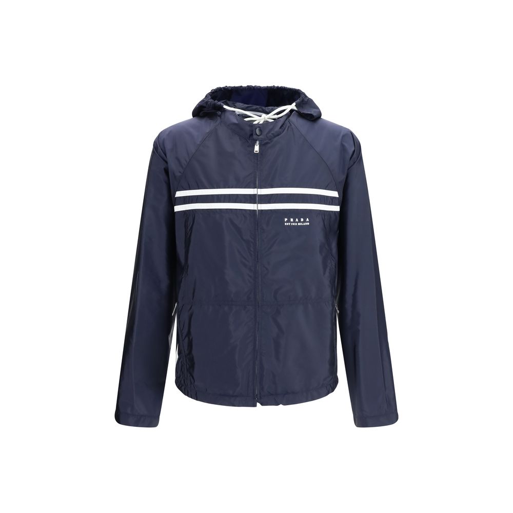 Prada Blue Shell Jacket for Men