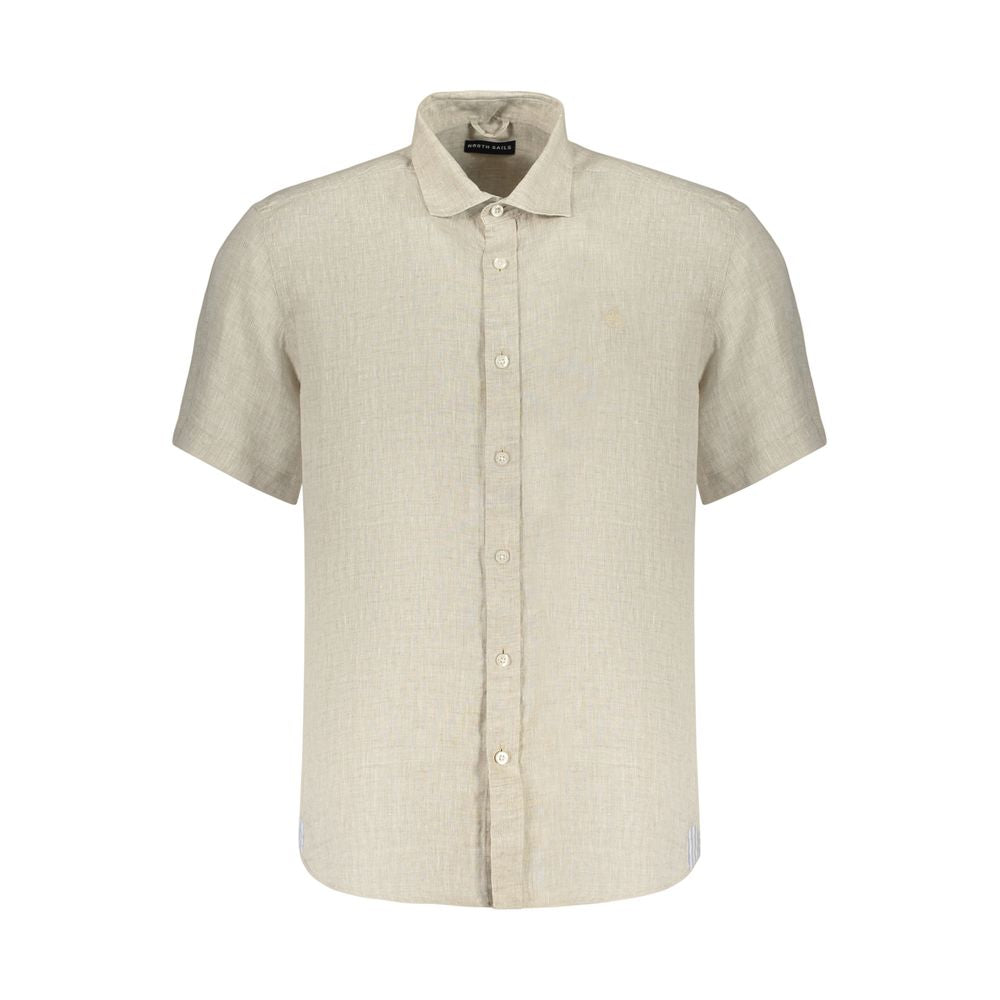 Chemise en lin beige pour homme North Sails